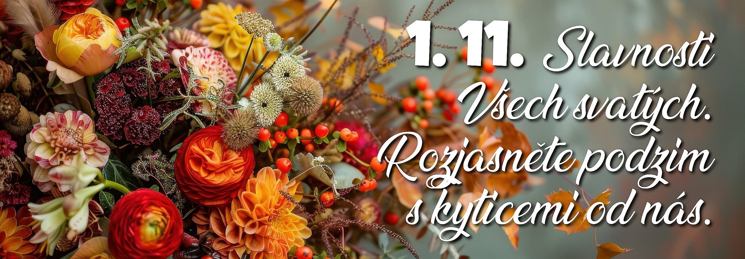Slavnosti všech svatých | Rozvoz květin
